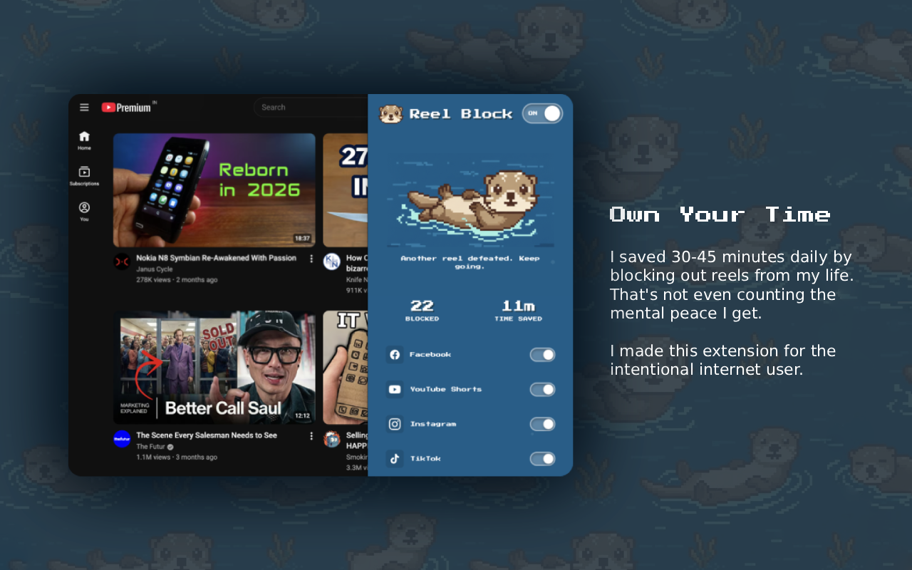 Reel Block extension preview